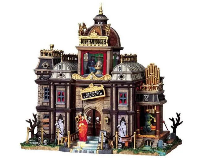 lemax-phantom-s-opera-house-b-timent-spooky-town-lumineux image 1
