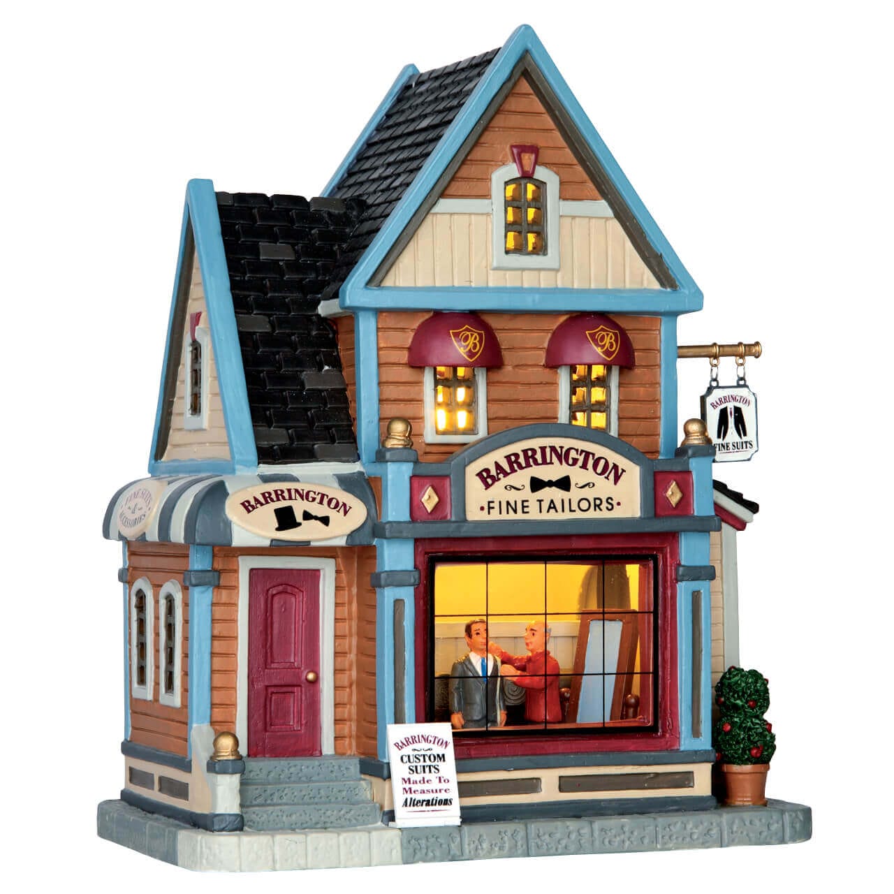 lemax-barrington-fine-tailors-boutique-miniature-lumineuse image 1
