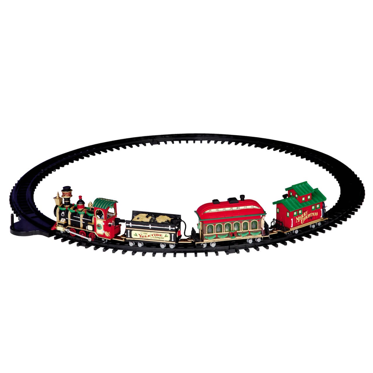 lemax-yuletide-express-set-of-16-train-de-no-l-miniature-avec-rails image 1