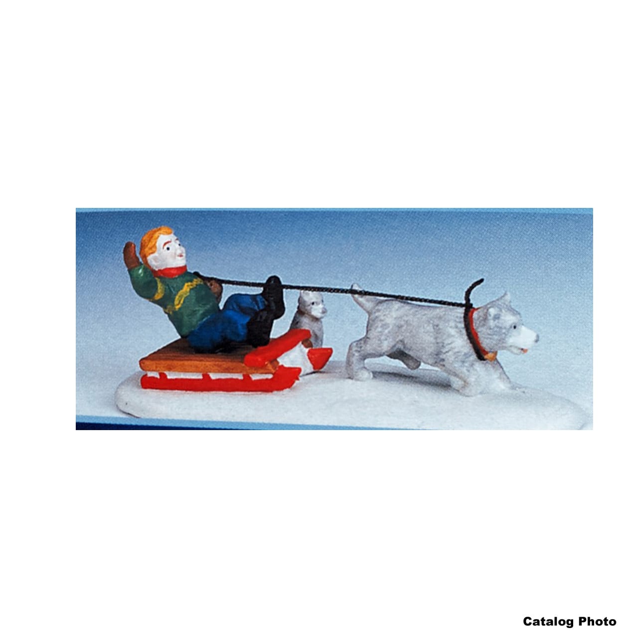 lemax-sled-dog-champ-figurine-tra-neau-chiens image 2
