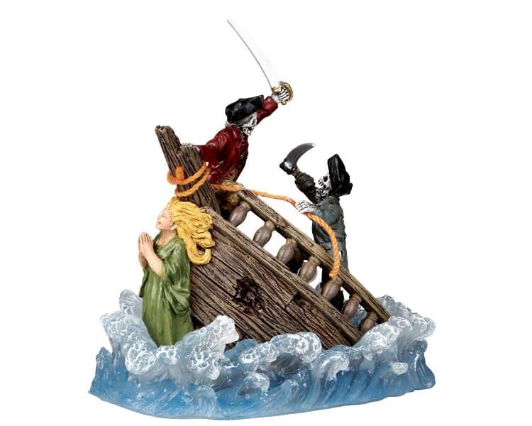 lemax-enemies-to-the-end-figurine-spooky-town-halloween image 2