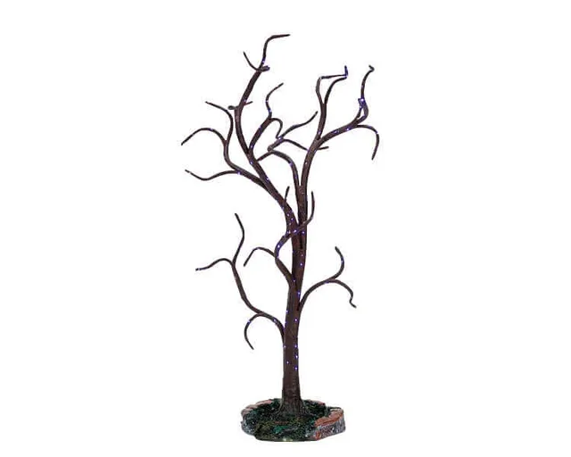 lemax-fibre-optic-tree-medium-sapin-lumineux-fibre-optique-spooky-town image 1
