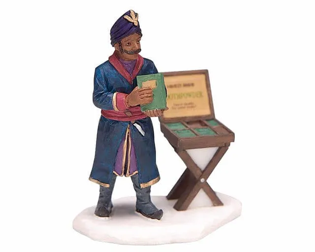 lemax-exotic-vendor-figurine-vendeur-exotique-village image 1