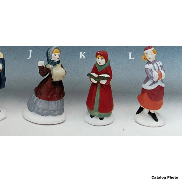 lemax-singing-girl-red-figurine-chanteuse-de-no-l-rouge image 1