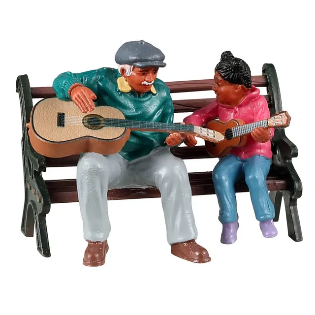 lemax-the-music-lesson-figurine-miniature-sc-ne-de-guitare-no-l image 1