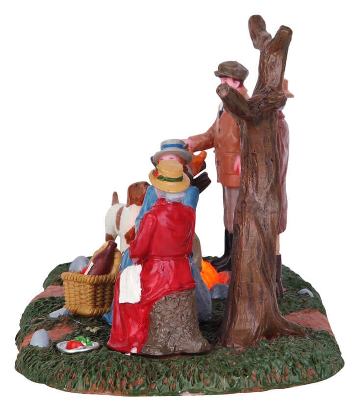 lemax-hunting-party-roast-accessoire-figurine-repas-de-no-l-miniature image 2