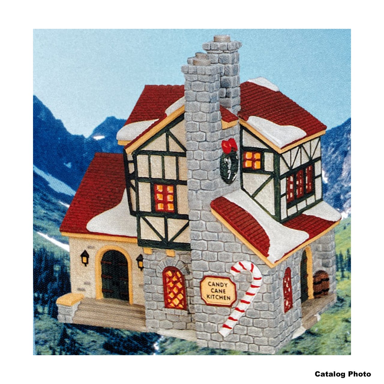 lemax-candy-cane-kitchen-b-timent-miniature-lumineux image 1