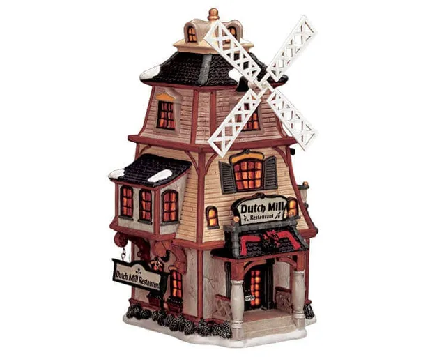 lemax-dutch-mill-restaurant-b-timent-lumineux-village-de-no-l image 1