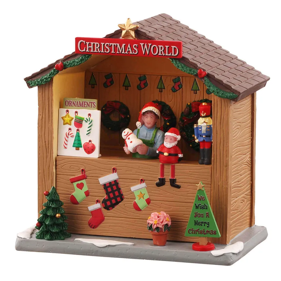 lemax-christmas-world-booth-boutique-cadeaux-miniature-caddington image 1