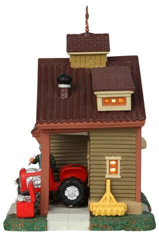 lemax-elmer-s-tractor-sc-ne-ferme-miniature-village-de-no-l image 2