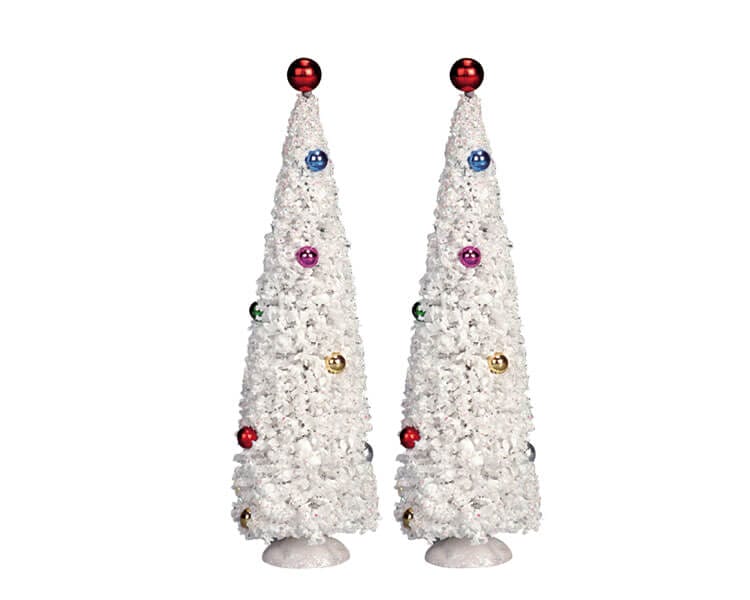 lemax-white-christmas-tree-medium-sapin-blanc-moyen image 1