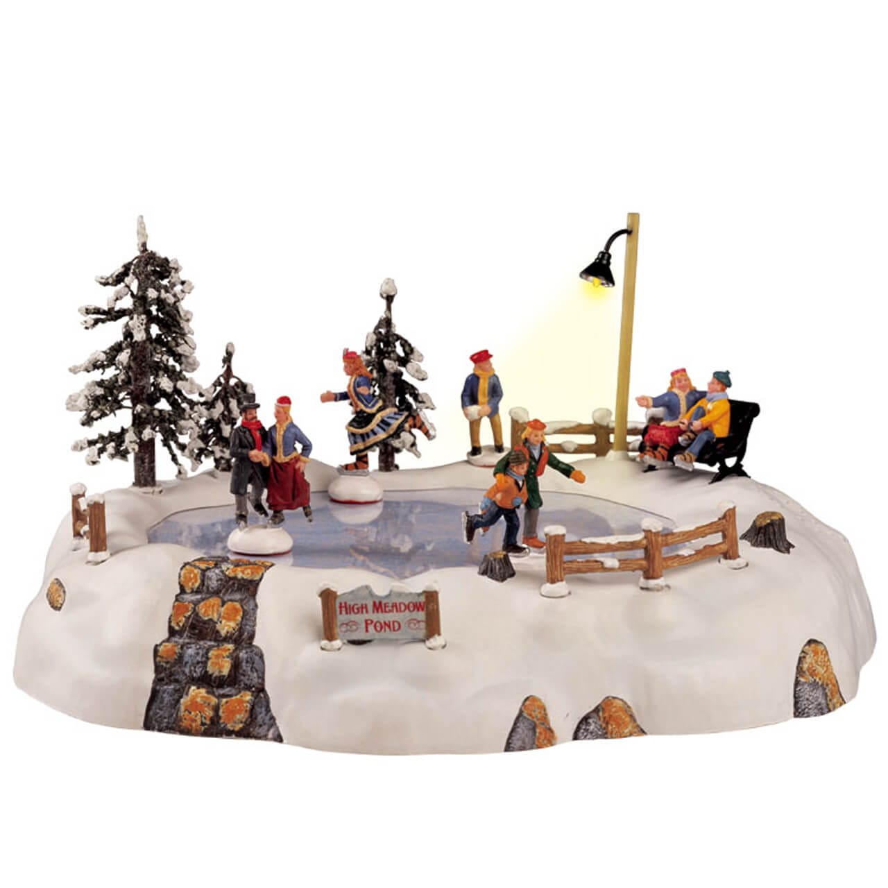 lemax-high-meadow-skating-pond-tang-de-patinage-lumineux image 1