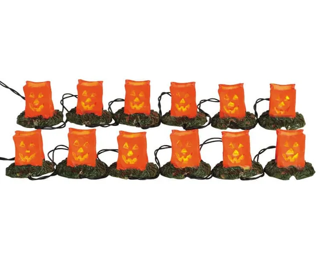 lemax-12-lighted-pumpkin-luminary-string-guirlande-12-citrouilles-lumineuses image 1