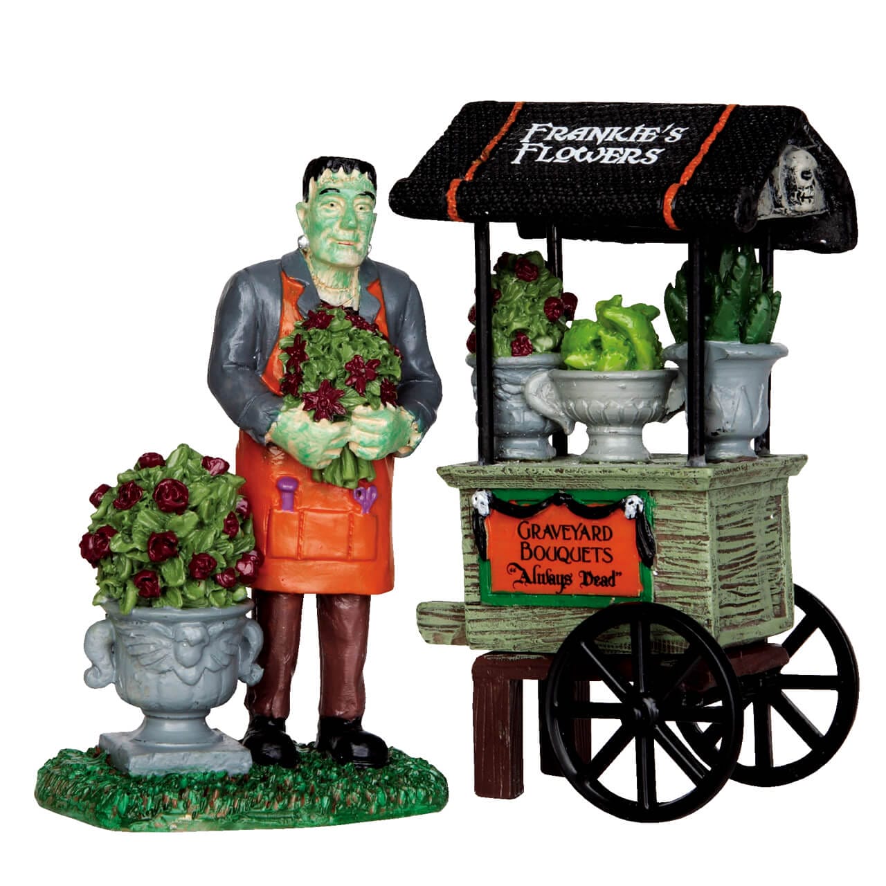 lemax-graveyard-bouquets-lot-de-2-d-corations-bouquets-de-cimeti-re-spooky-town image 1