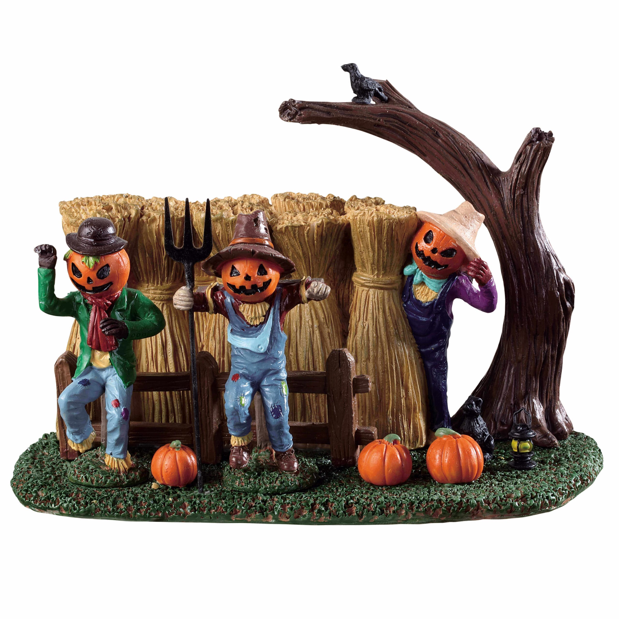 lemax-sinister-scarecrows-pouvantails-citrouilles-spooky-town image 5