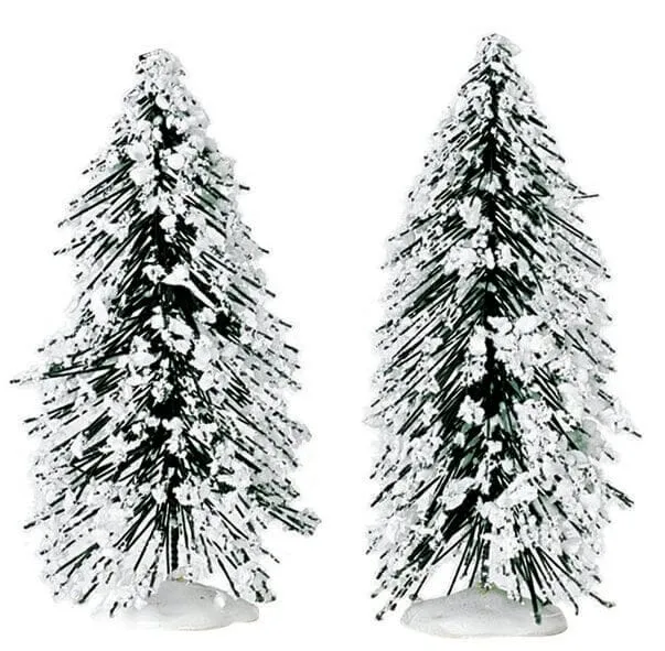 lemax-4-needle-pine-tree-set-of-2-lot-de-2-sapins-miniatures image 1