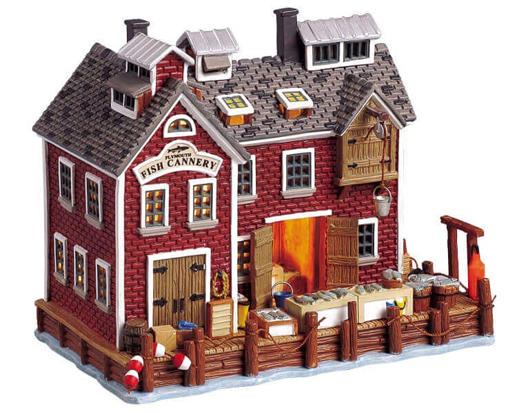 lemax-plymouth-fish-cannery-conserverie-village-de-no-l image 1