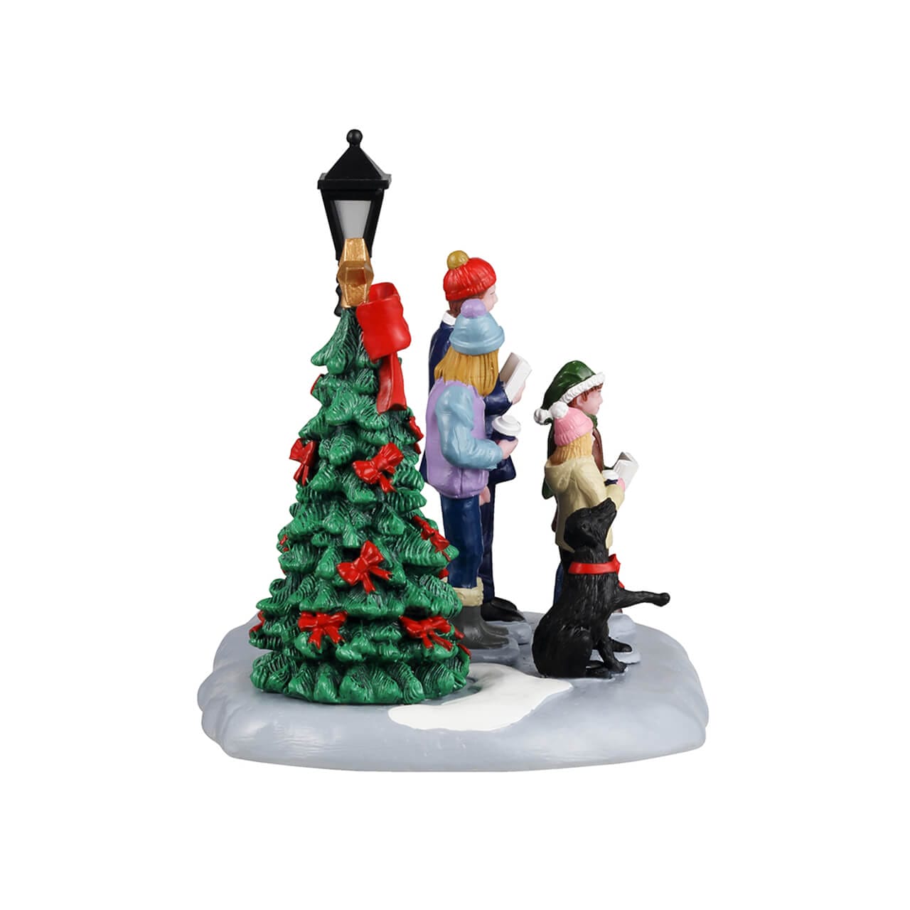 lemax-family-caroling-figurine-sc-ne-famille-chant-de-no-l-avec-sapin image 2