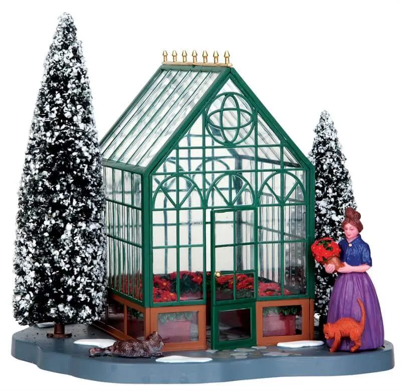 lemax-victorian-greenhouse-serre-victorienne-miniature-lumineuse-2 image 1