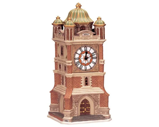 lemax-heritage-park-clock-tower-b-timent-village-lumineux image 1