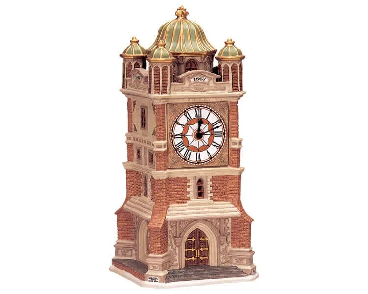 lemax-heritage-park-clock-tower-b-timent-village-lumineux image 1