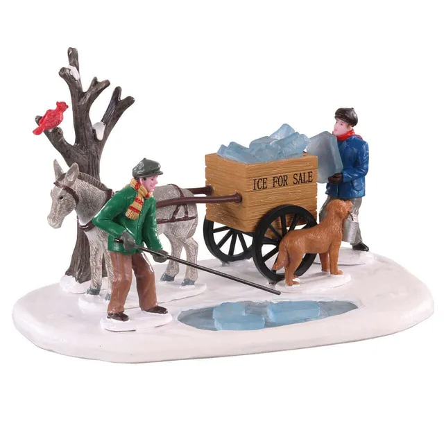 lemax-ice-rakers-figurine-attelage-glace-village-d-hiver image 1