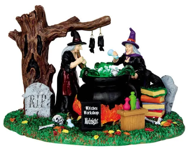 lemax-witches-workshop-figurine-miniature-spooky-town image 1