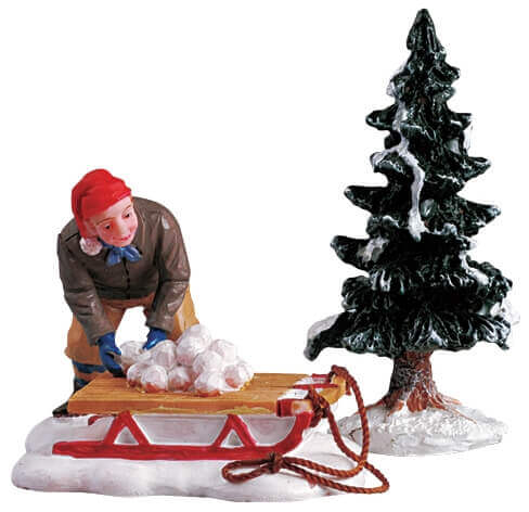lemax-ready-for-a-fight-figurines-bataille-de-boules-de-neige image 1