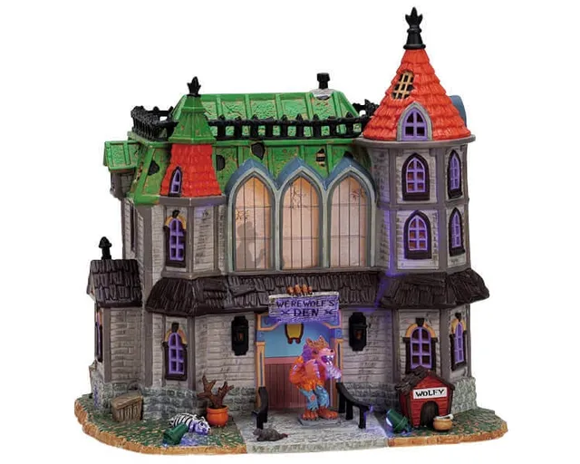 lemax-werewolf-s-den-antre-du-loup-garou-spooky-town image 1