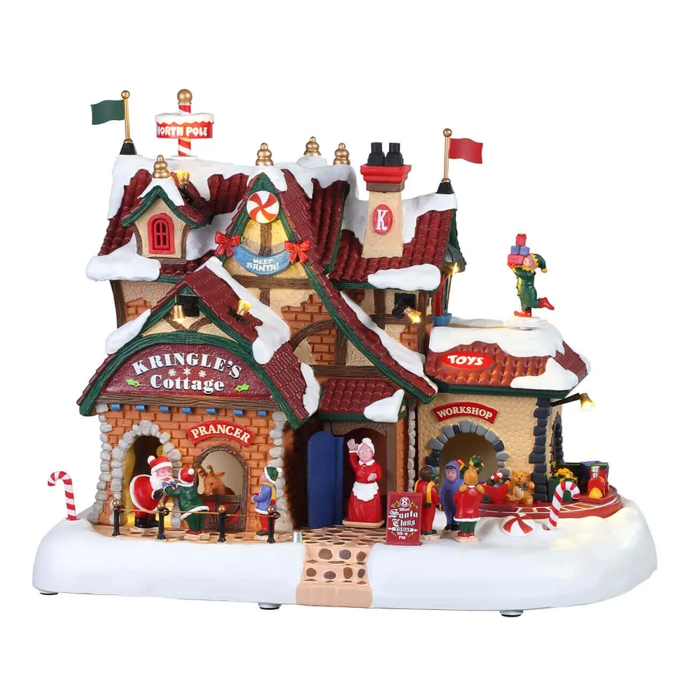 lemax-kringle-s-cottage-chalet-du-p-re-no-l-anim-lumineux image 1
