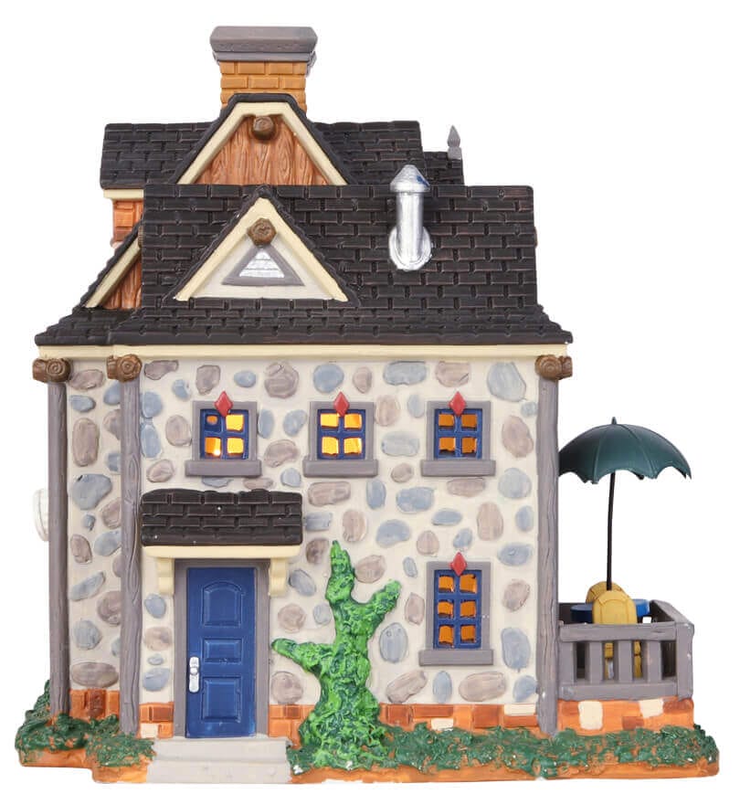 lemax-mountain-view-lodge-chalet-miniature-lumineux-de-montagne image 3