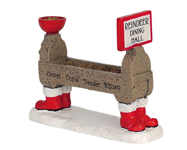 lemax-reindeer-feed-trough-accessoire-miniature-mangeoire-rennes image 1