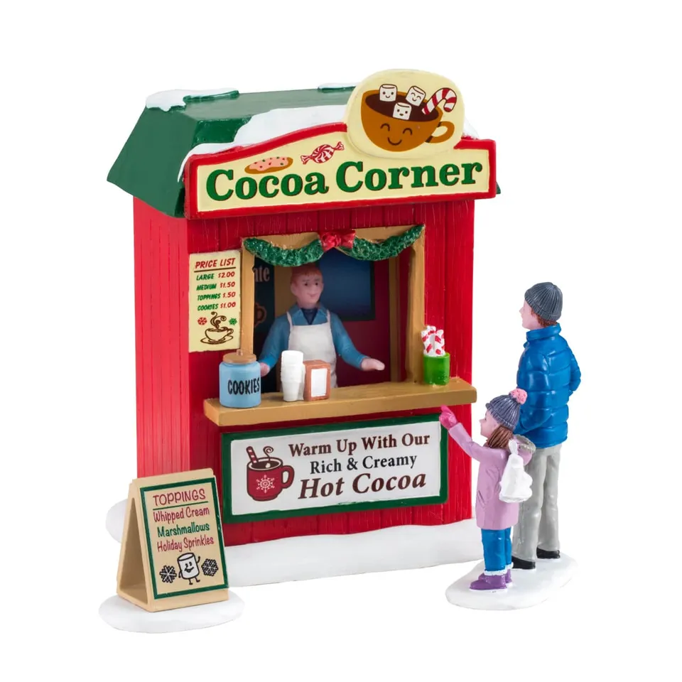 lemax-cocoa-corner-hutte-miniature-chocolat-chaud image 1