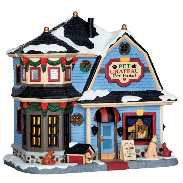 lemax-pet-hotel-h-tel-des-animaux-lumineux-coventry-cove-no-l image 1