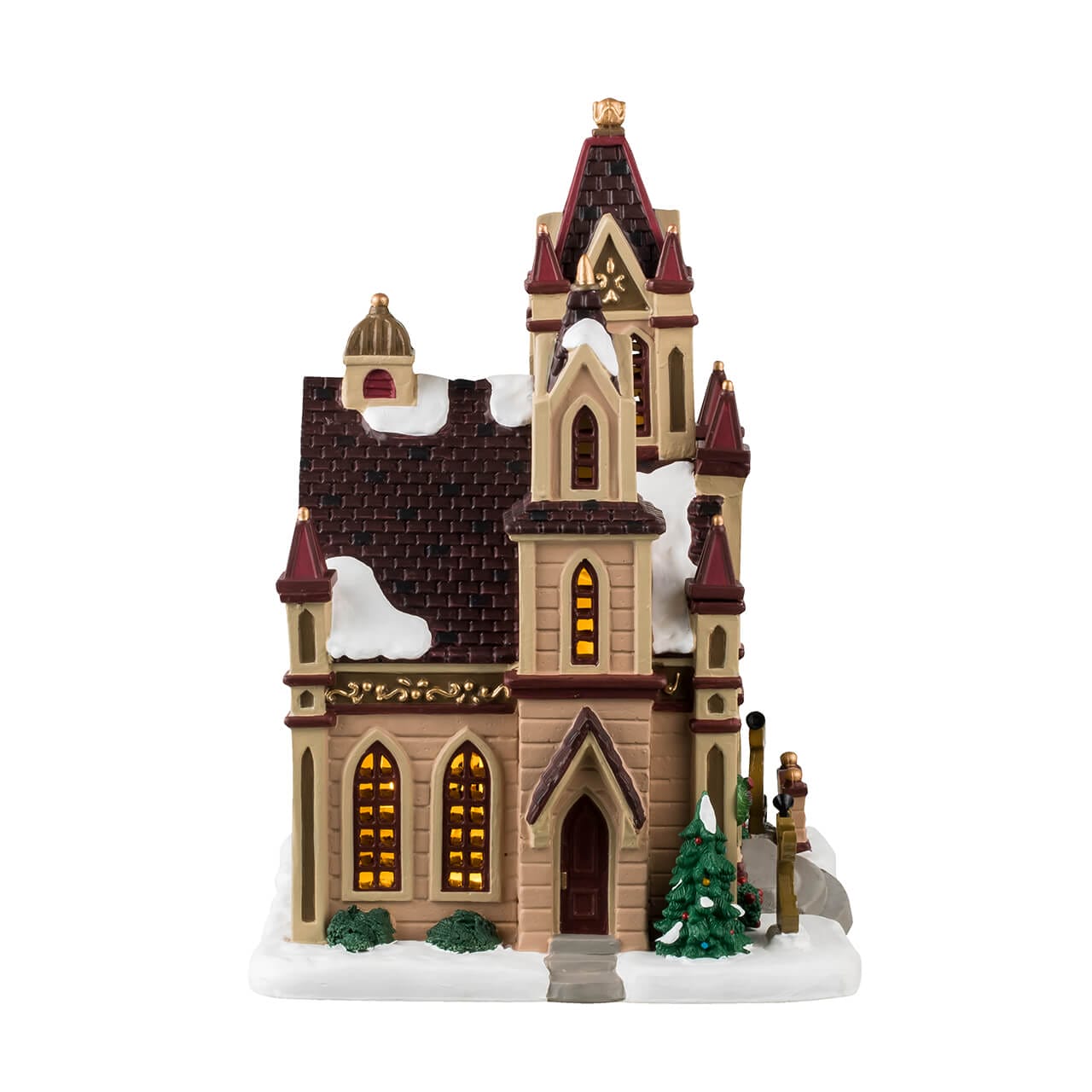 lemax-grace-cathedral-glise-lumineuse-caddington-village image 2