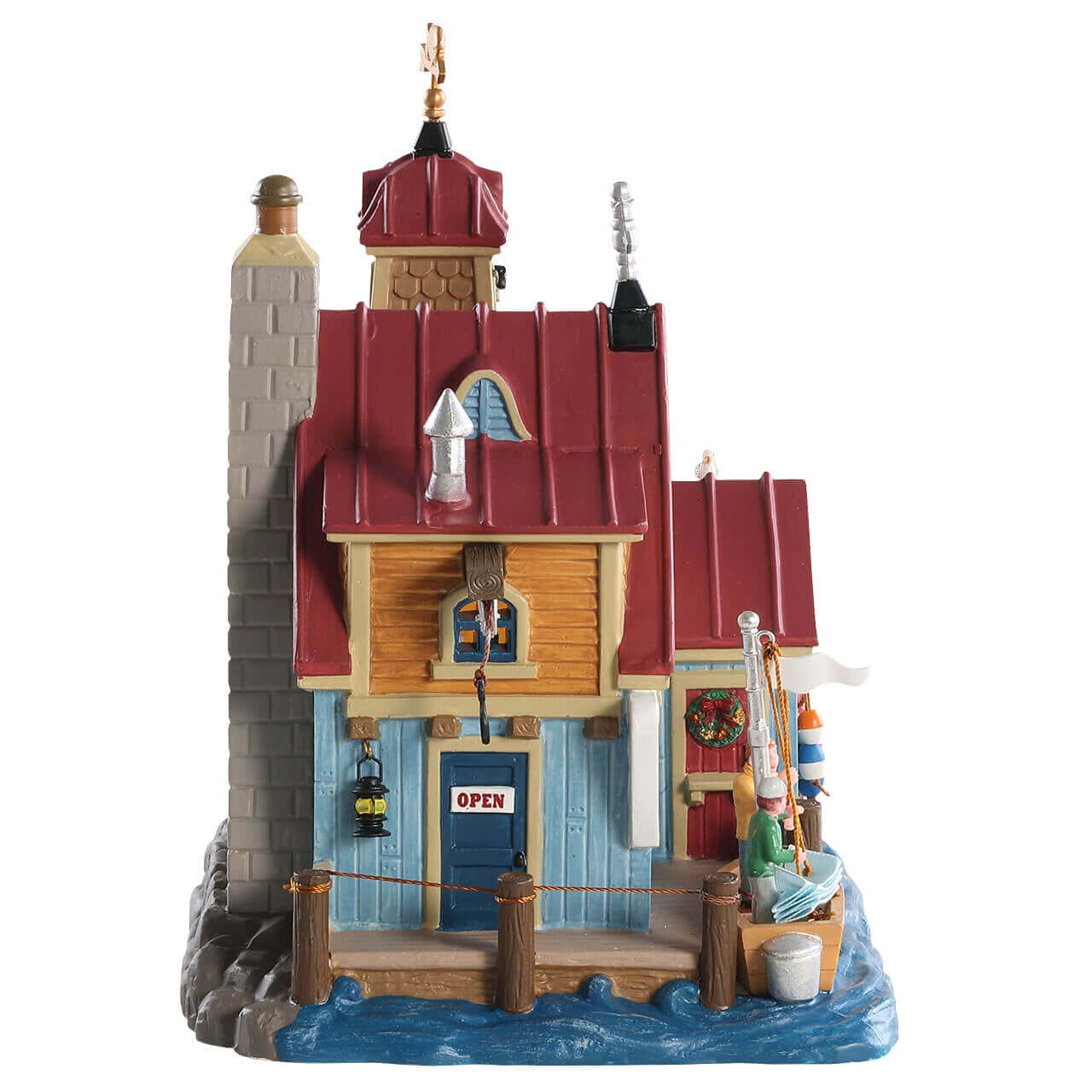 lemax-sea-spray-sailing-school-b-timent-miniature-lumineux-bord-de-mer image 3