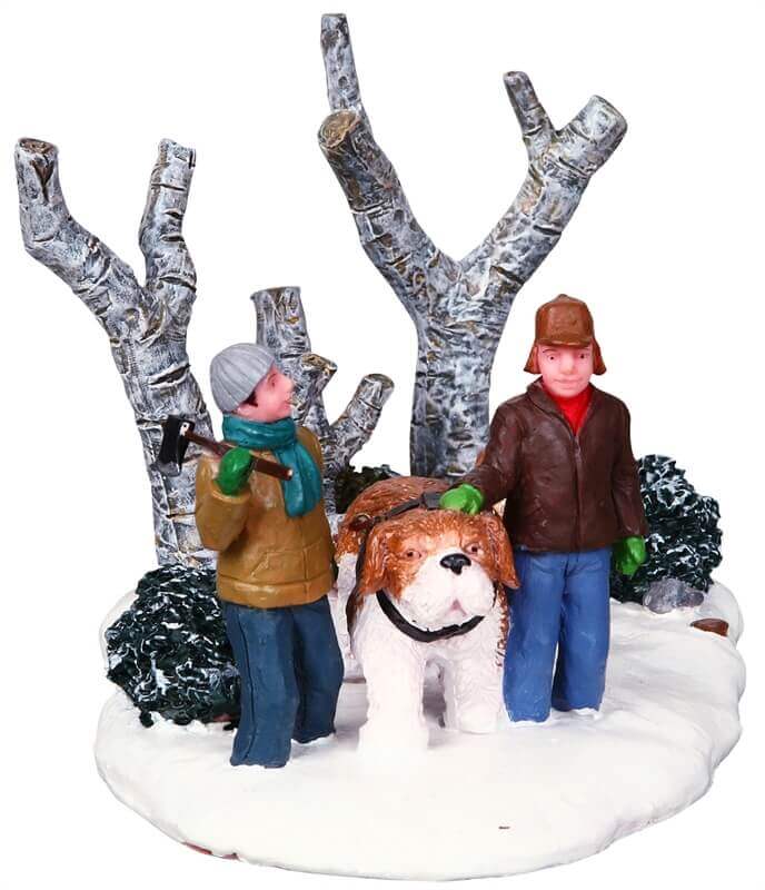 lemax-mush-figurine-tra-neau-chiens-village-de-no-l image 4