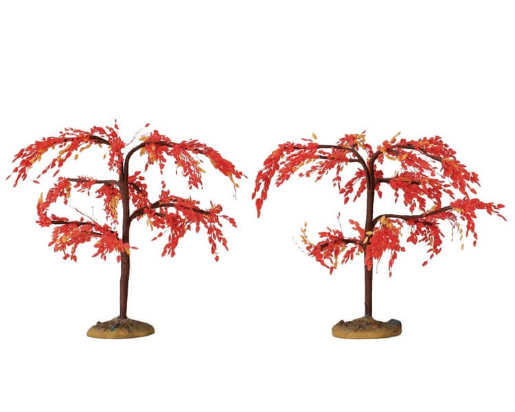 lemax-autumn-mulberry-small-petit-arbre-d-automne-village-miniature image 1