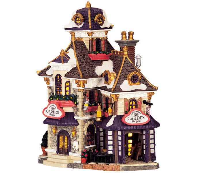 lemax-williamson-s-garden-shoppe-maison-miniature-lumineuse-fleuriste-village-de image 1