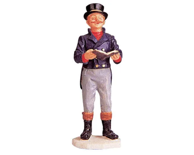 lemax-caroller-man-figurine-chanteur-de-no-l-village-miniature image 1