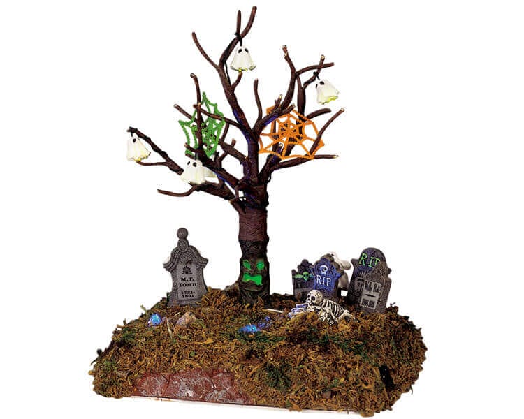 lemax-cemetery-capers-figurine-cimeti-re-spooky-town image 1