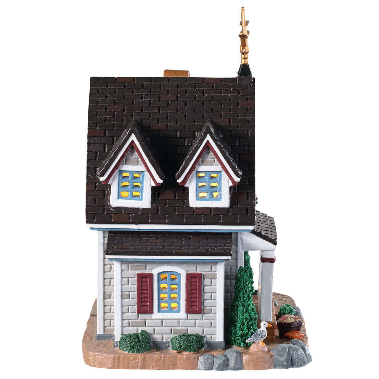 lemax-seawind-cottage-maison-de-village-miniature-lumineuse image 3