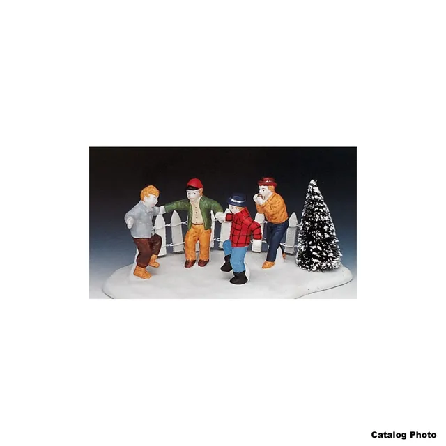 lemax-step-lively-figurine-anim-e-village-miniature image 1