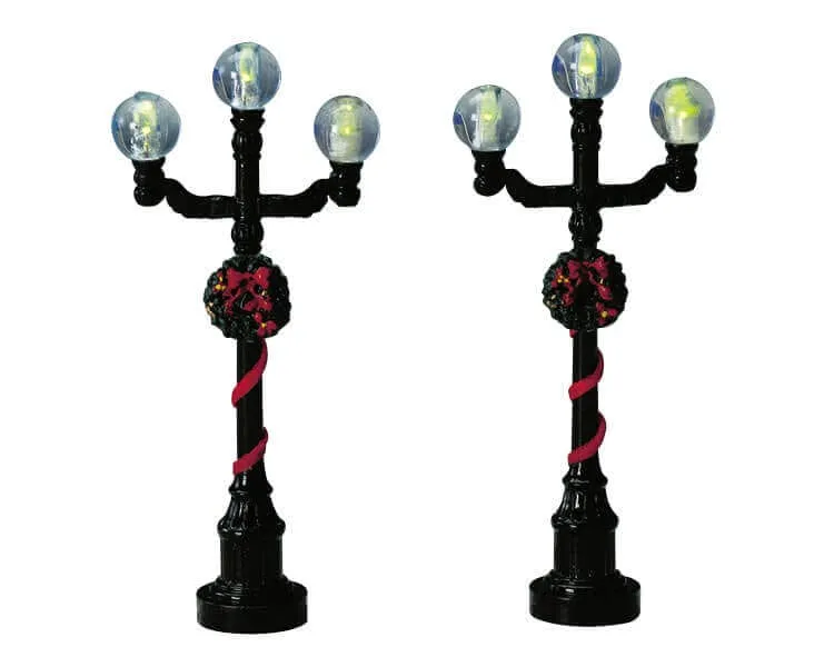 lemax-ball-street-lamp-lampadaire-boule-lumineux-de-village image 1