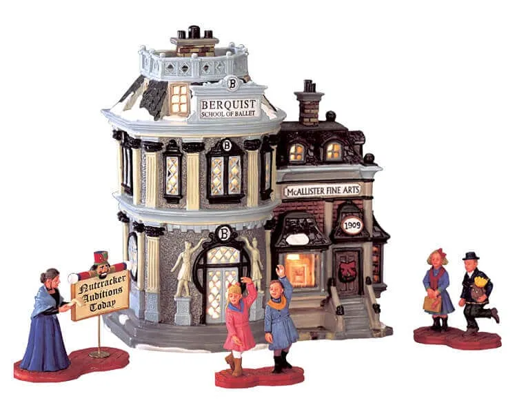 lemax-berquist-ballet-mcallister-gallery-galerie-miniature-lumineuse-village-de- image 1