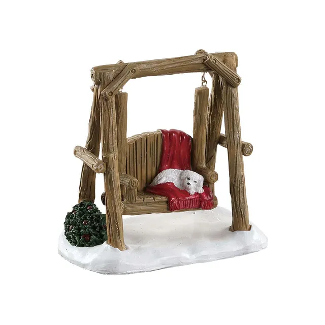 lemax-rustic-log-swing-balan-oire-en-rondins-miniature image 1