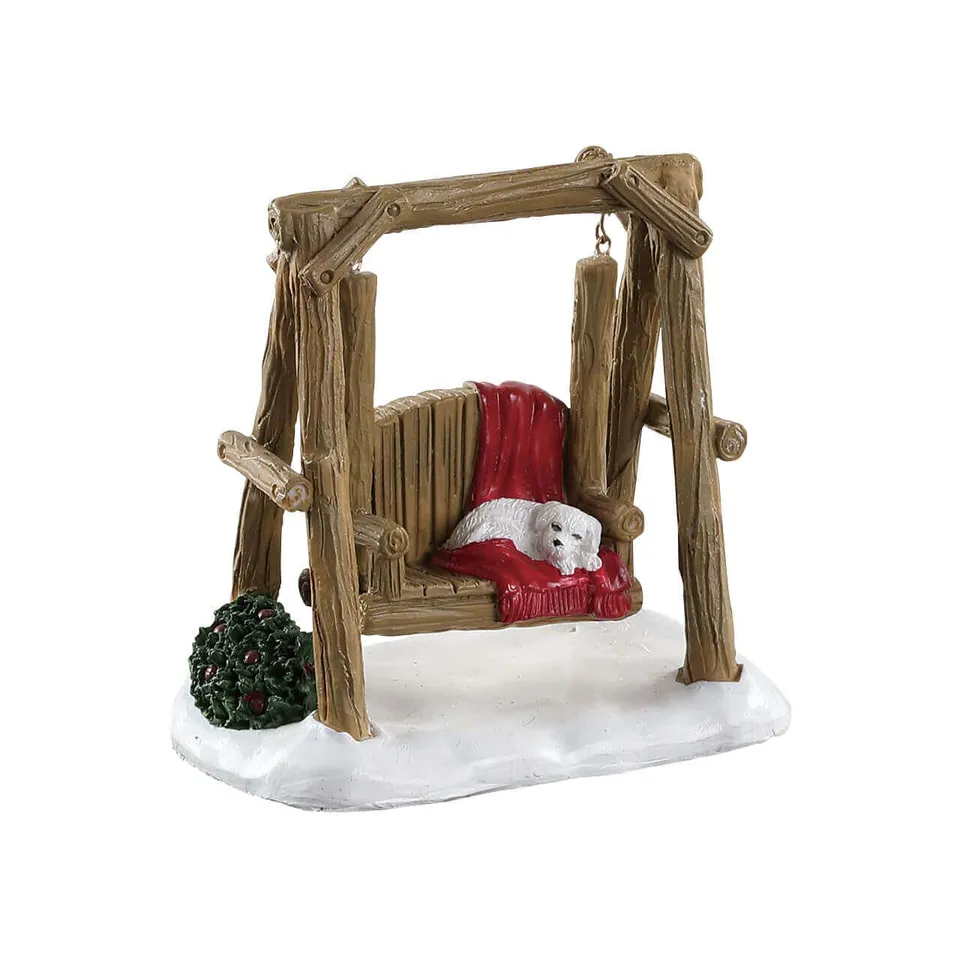 lemax-rustic-log-swing-balan-oire-en-rondins-miniature image 1