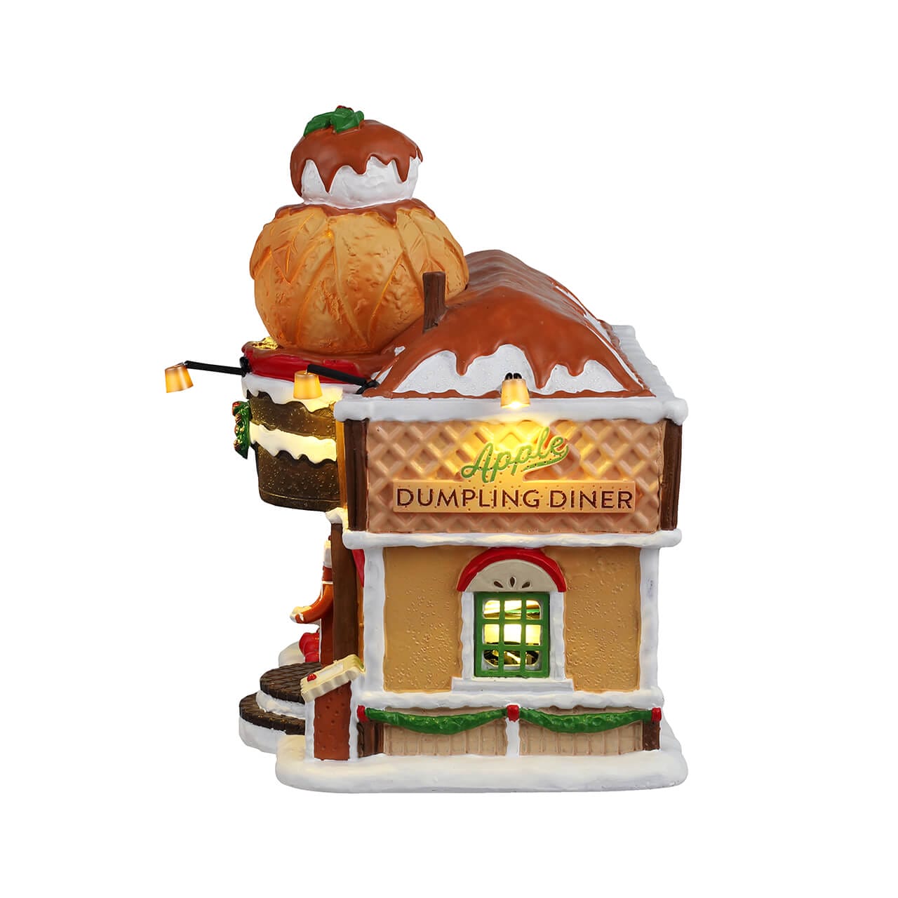lemax-apple-dumpling-diner-maison-lumineuse-sugar-n-spice image 3