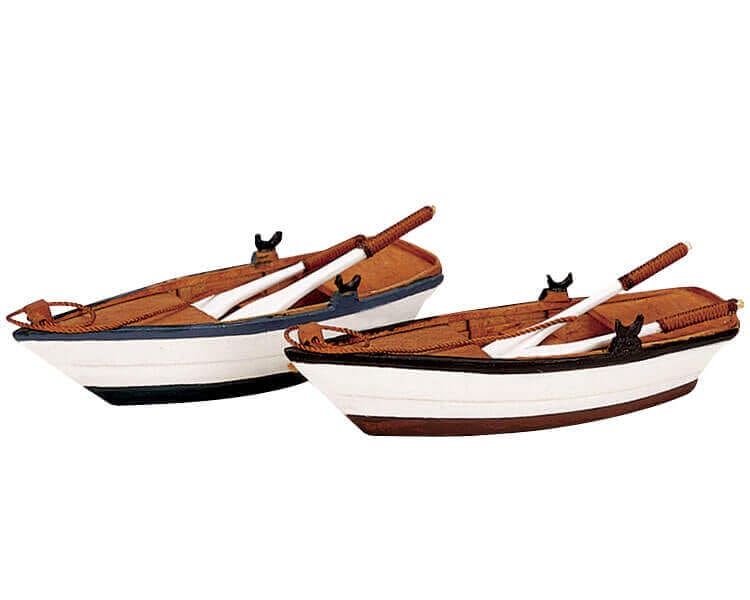 lemax-wooden-rowboats-barques-en-bois-miniature image 2