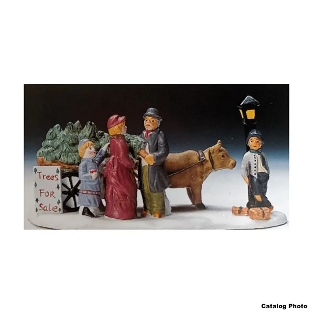 lemax-tree-vendor-figurine-marchand-de-sapins image 1